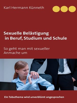 cover image of Sexuelle Belästigung in Beruf, Studium und Schule